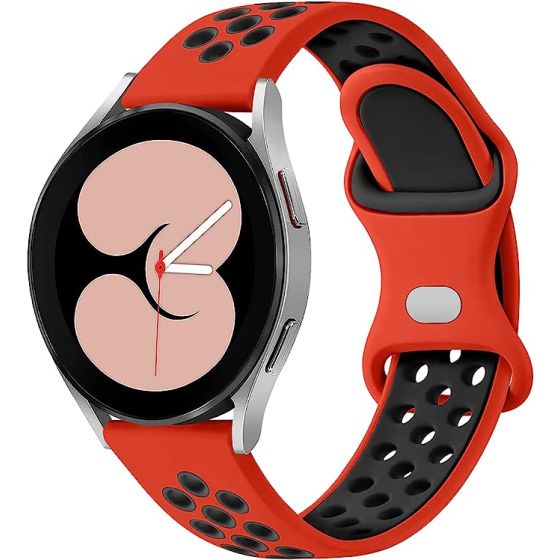 GEAK Compatible with Samsung Active 2 Watch Band 40mm 44mm, 20mm Breathable Silicone Strap for Galaxy Active 2 Watch/Galaxy Watch 3 41mm/Galaxy Watch 42mm/Gear S2 Classic/Gear Sport Band Women Men