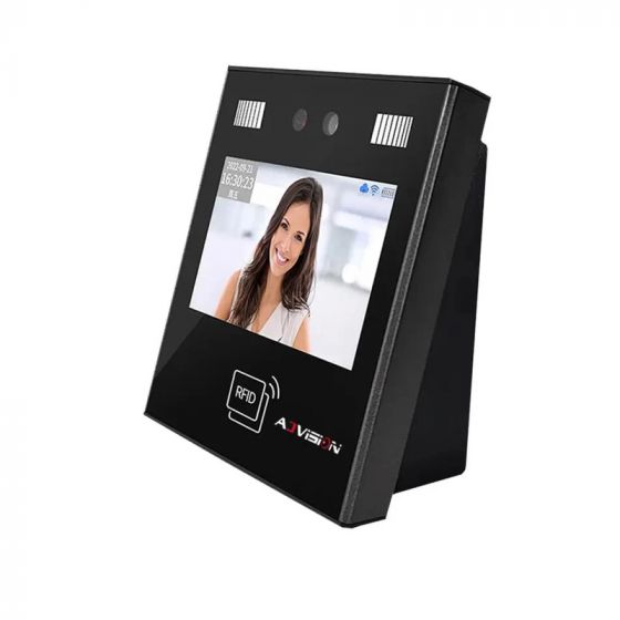 جهاز حضور وانصراف ببصمة الوجه، اسود - AD-505W-AI
