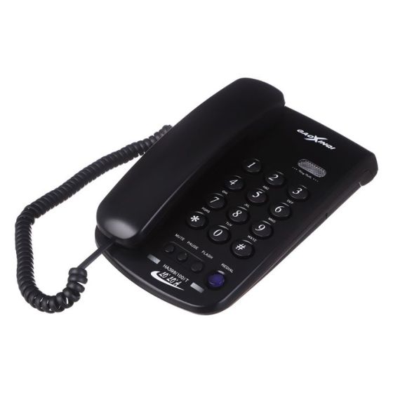 تليفون سلكي جاوكسينكي، اسود - HA399100T