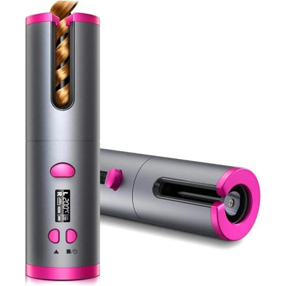 Automatic Hair Curler, Ceramic Barrel, 150 - 200 Degree - Grey