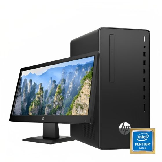 كمبيوتر اتش بي 290 G4 1C6W8EA مايكرو تاور، انتل كور i5-10500، شاشة LED بحجم 19 بوصة، سعة 1 تيرا HDD، رام 4 جيجا، كارت شاشة انتل HD جرافيكس 630، فري دوس - اسود