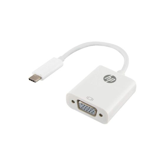 محول اتش بي من USB فئة C إلى VGA، ابيض -55704