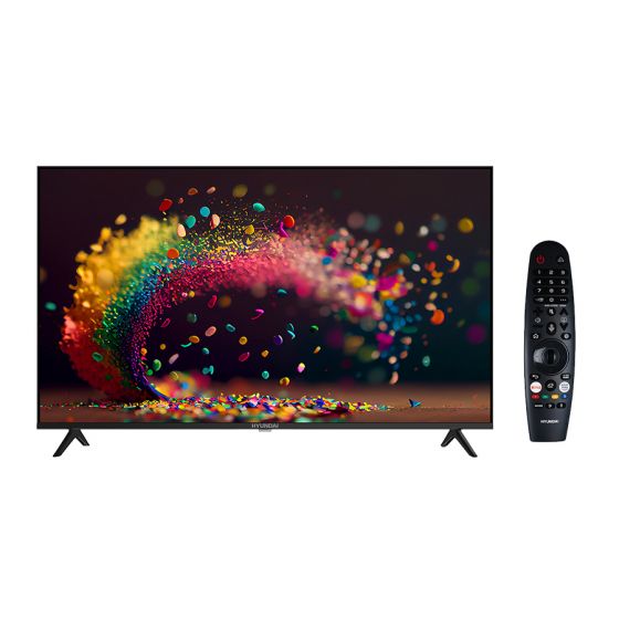 شاشة تلفزيون سمارت LED هيونداي 43 بوصة، دقة FHD،  بريسيفر داخلي - L43HYNDA630، مع ماجيك ريموت