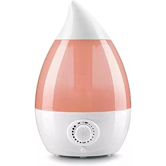 Electric Cool Mist Humidifier, 2.4 Liters - Pink