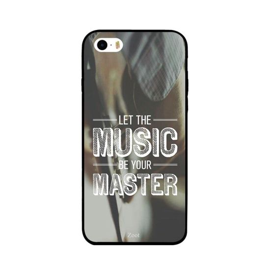 Let The Music Be Your Master Printed Back Cover for Apple iPhone 5S