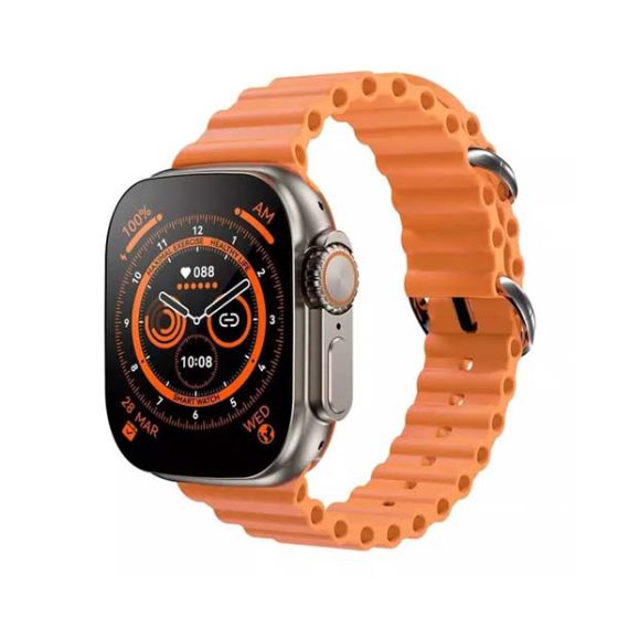 X8 Ultra Smart Watch, 2.08 Inch - Orange