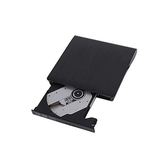External DVD Burner, CD Writer, USB 3.0 For Laptop - Black