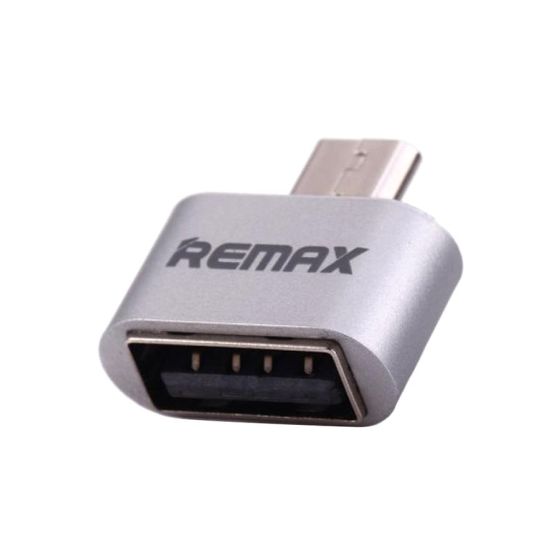 Remax OTG Micro USB Adapter- Silver