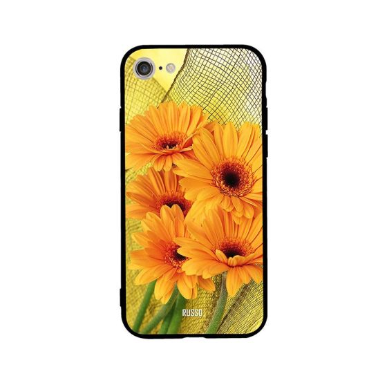 RUSSO TPU Flowers Pattern Back Cover For IPhone SE