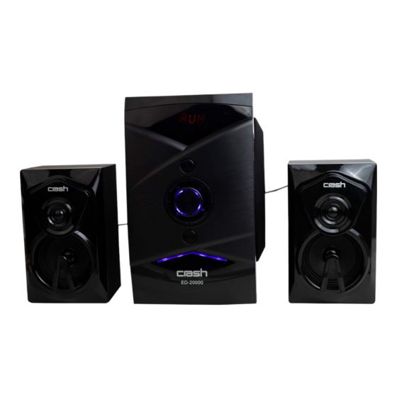 Crash Subwoofer 2.1 Wired Home Theatre, Black - ED 20000