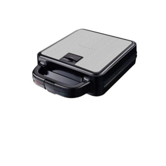 Sokany Sandwich Maker and Waffle Maker, 2 Plates, 1400 Watt, Black - SK-08119N