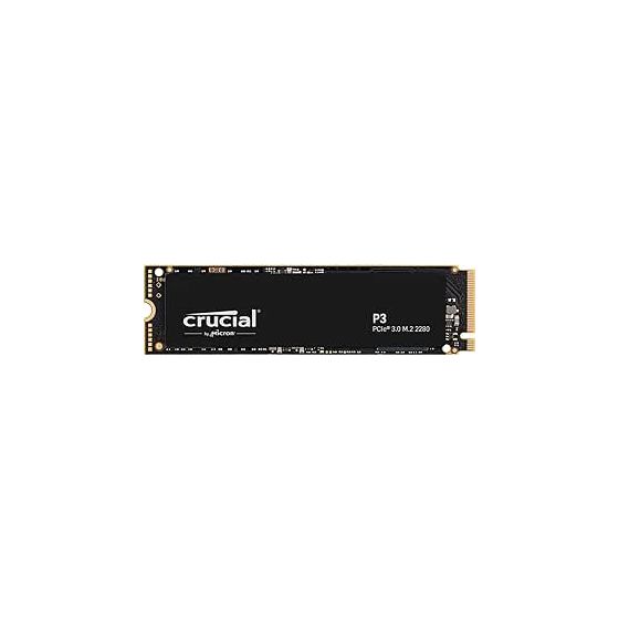Crucial P3 PCIe 3.0 NVMe M.2 Internal SSD Acronis Edition, 1 TB - CT1000P3SSD801