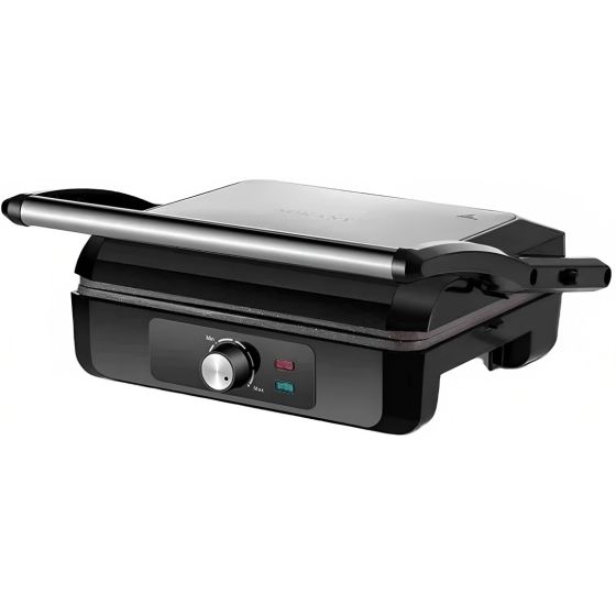Sokany Electric Grill and Sandwich Maker, 2200 Watt, Black and Silver- KJ-230