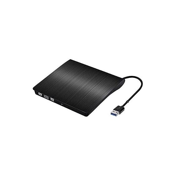 USB External CD/DVD Optical Drive - Black