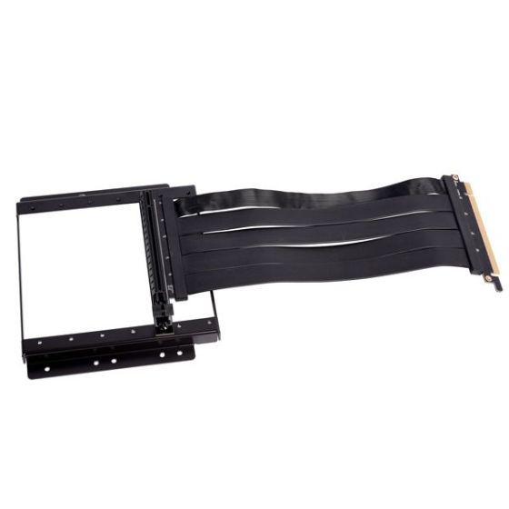مجموعة تثبيت عمودية ليان لي لوحدة معالجة رسومات الجرافيك، PCI-e 4.0، اسود - O11D-1
