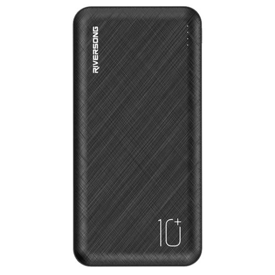 Riversong PB79 Power Bank, 10000 mAh, 2 Ports - Black
