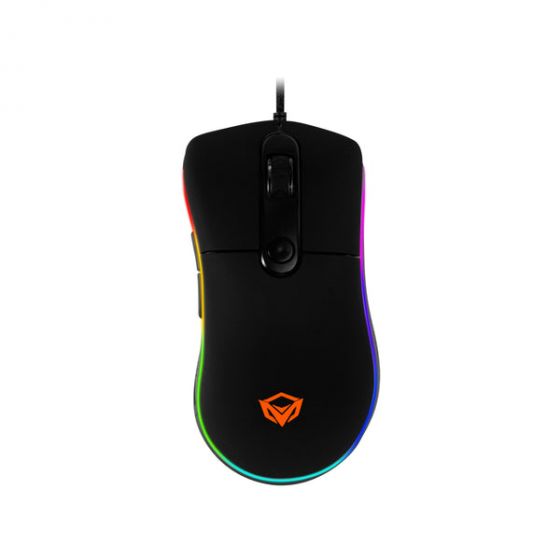 ماوس جيمينج سلكي ميشن كروماتيك، 4800 نقطة لكل بوصة، إضاءة RGB، اسود - GM20