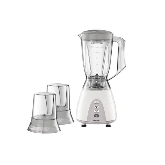خلاط  تورنيدو مع 2 مطحنة، 500 وات - رمادى - MX5200-2-GRAY