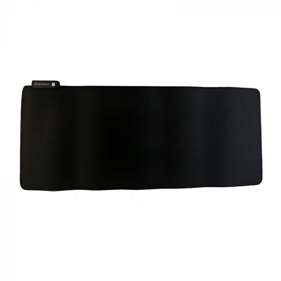 Rectangualr Gaming Mouse Pad with RGB Lights, 30 cm - Black