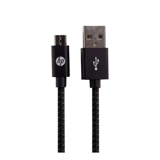 كابل شحن USB إلى مايكرو USB اتش بي برو، 2 متر - اسود، HP041GBBLK2TW