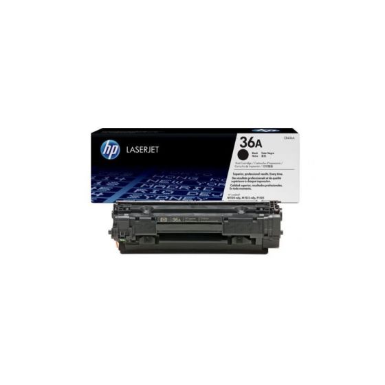 Hp 36A LaserJet Toner Cartridge, Black - CB436A