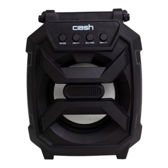 Crash Bluetooth Speaker, Black - m5