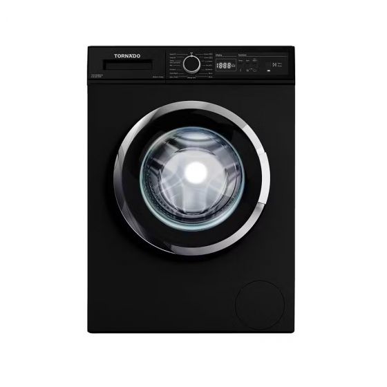 Tornado Front Load Automatic Washing Machine, 6 Kg, Black - TWV-FN68BKOA