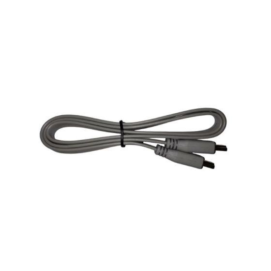 كابل HDMI HD مسطح، 1 متر - رمادي