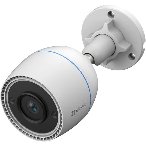 Ezviz Outdoor Security Camera, White- C3TN