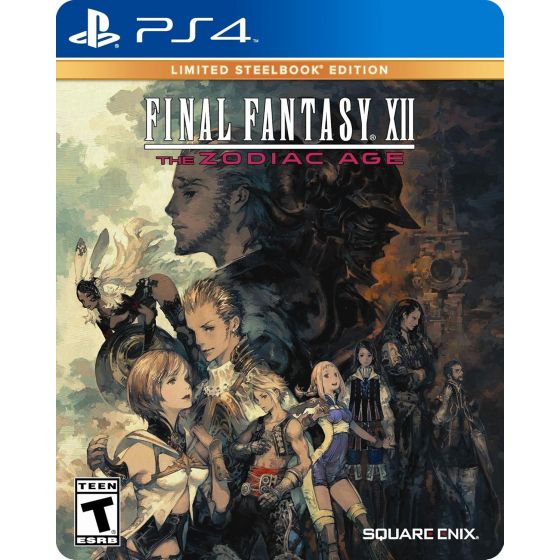 Final Fantasy XII The Zodiac Age Limited Steelbook Edition For PlayStation 4