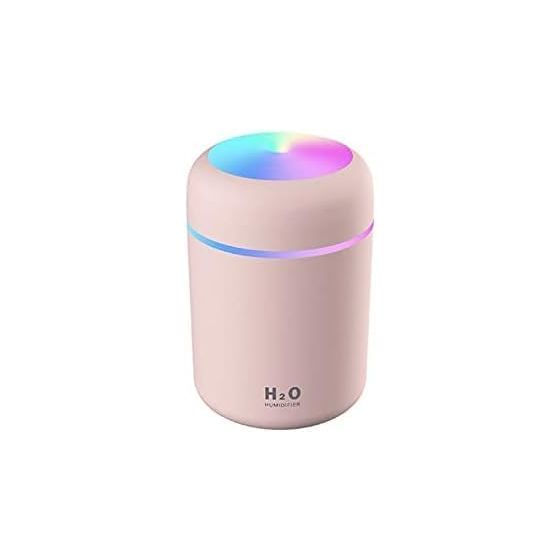 Electric Ultrasonic Humidifier, 300ml - Pink