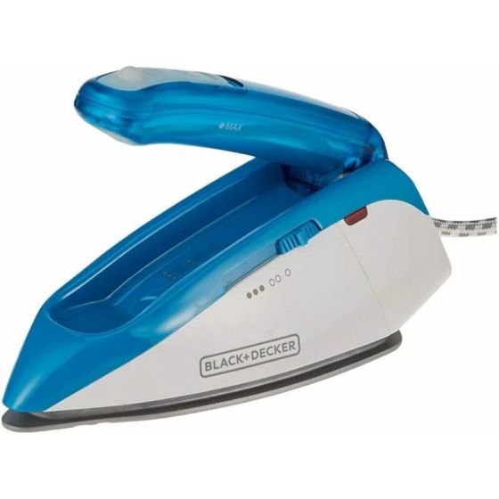 Black + Decker Steam Iron, 1085 Watt, 40ml, Blue - TI250-B5
