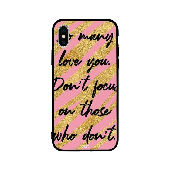 So Many Love You Printed Back Cover for Apple iPhone XS