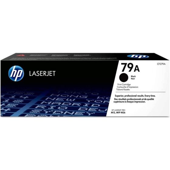 HP LaserJet Toner Cartridge, Black - CF279A