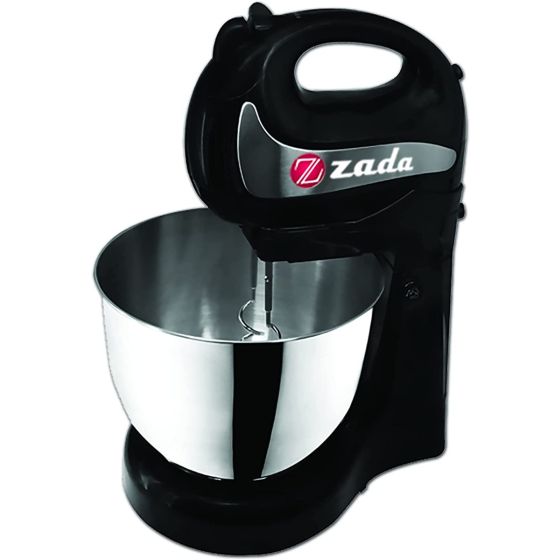 مضرب بيض زادة بالعجان، 400 واط، اسود - ZMX400