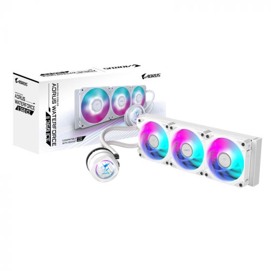 Aorus waterforce ii 360 ice Cooling Fan - White