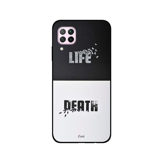 جراب ظهر زوت بطبعة عبارة Life Death لهواوي نوفا 7i