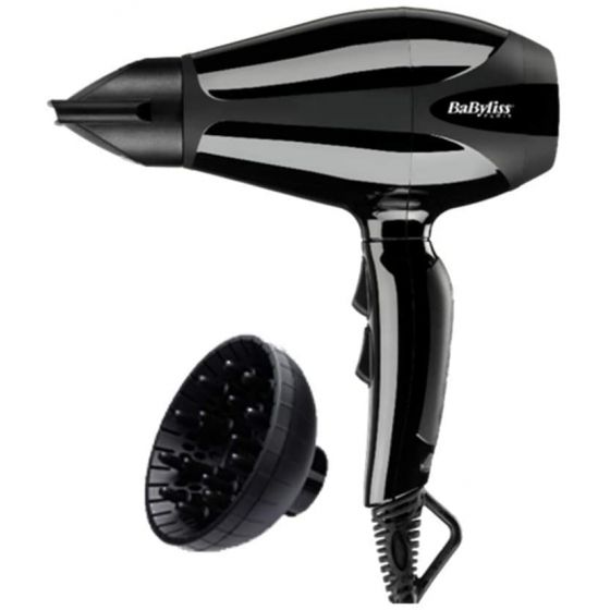 Babyliss Compact Pro Hair Dryer, 2400 Watt, Black - 6715DE