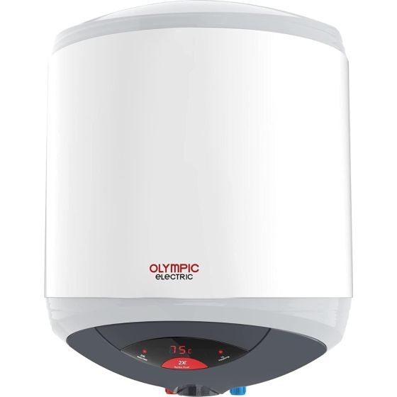 Olympic Electric Hero Turbo Digital Water Heater, 100 Litres - White