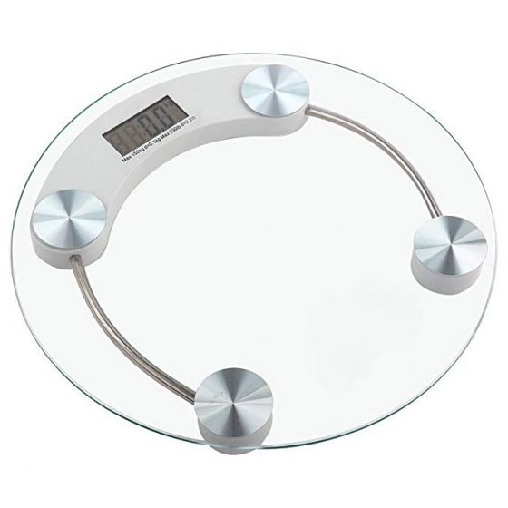 Digital Body Weighing Scale, 180KG - Transparent
