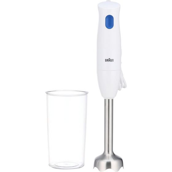 Braun MultiQuick 1 Hand Blender with Attachments, 600ml, 450W, White - MQ10.001M