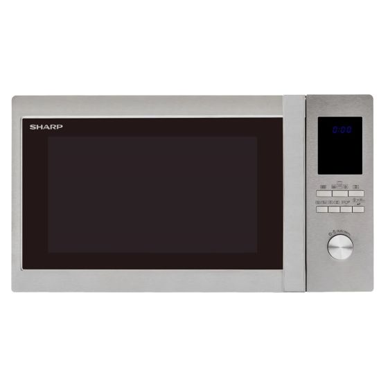 Sharp Microwave with Grill, 43 Liters, Silver and Black - R-78BT-ST