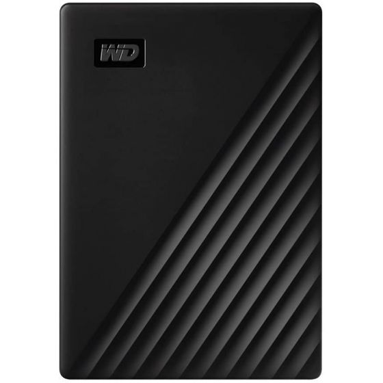 Western Digital My Passport External Hard Disk Drive, 1 TB HDD, Black - WDBYVG0010BBK