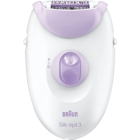 Braun Silk epil 3 Epilator for Women, White and Purple - 3170  
