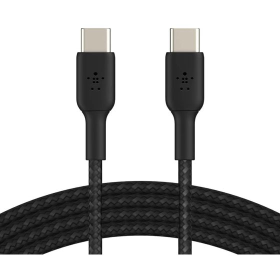 كابل فئة C إلى فئة C بيلكن للشحن، 1 متر، اسود - CAB004bt1MBK