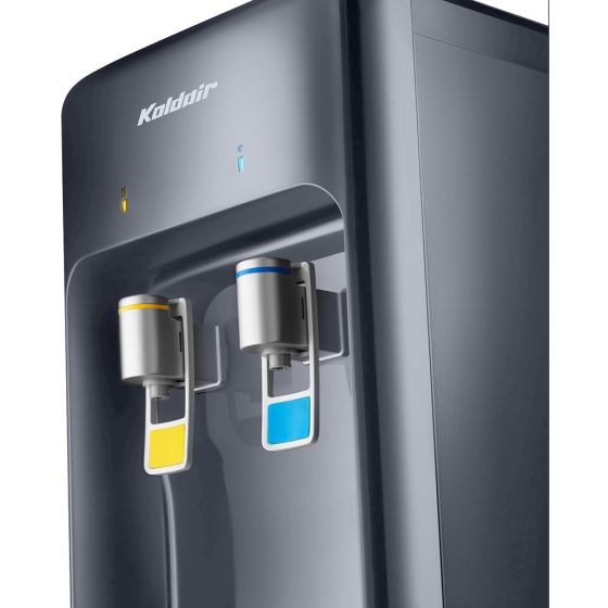Koldair Worm and Cold Water Dispenser, 2 Taps, Dark Grey - KWD CB