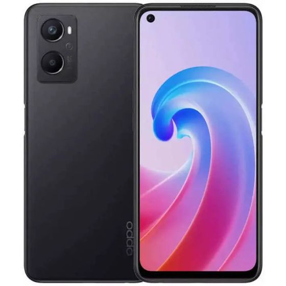 اوبو A96، سعة 128 جيجا، رام 6 جيجا، بشريحتين، شبكة 4G LTE - اسود (بدون ضمان)