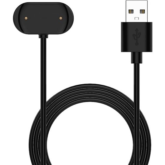 كابل شحن USB لساعة امازفيت GTR3، GTR3 برو، GTS 3 - اسود