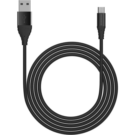 كابل شحن ريفرسونج الفا اس بموصل USB فئة A الى مايكرو USB، طوله 1 متر، اسود - CM32