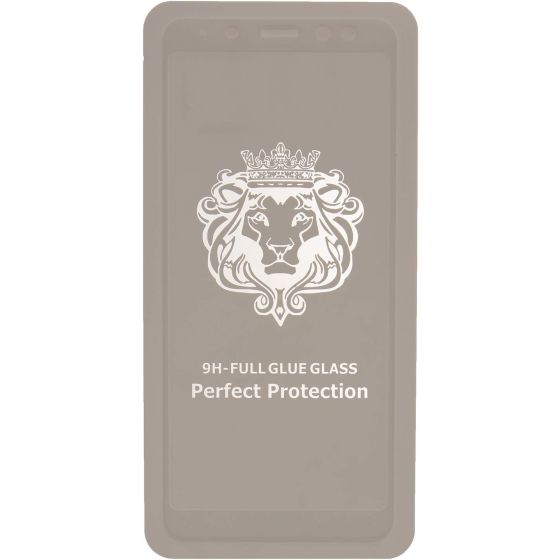 Tempered Glass Screen Protector for Samsung Galaxy A8 Plus - Transparent with White Frame